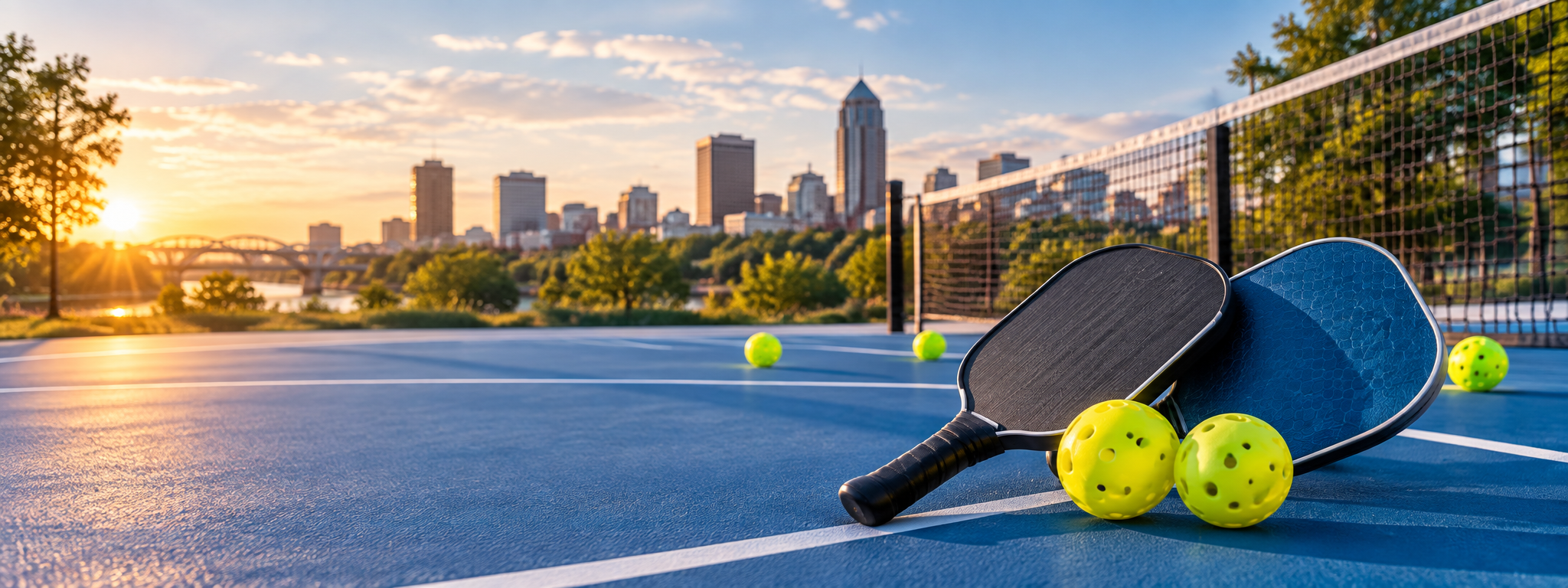 Pickleball tournament at Valley View Park