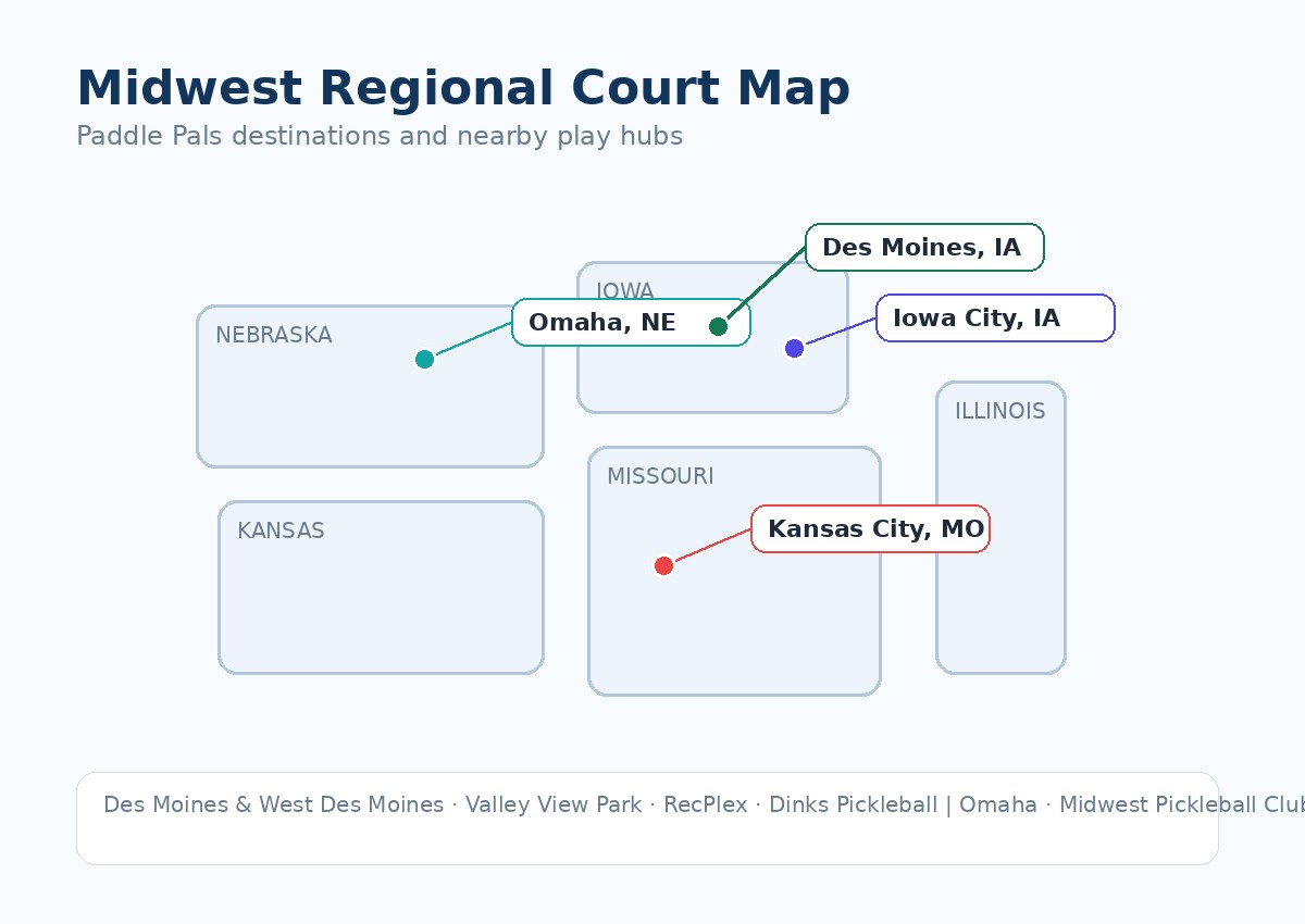Midwest visitor map